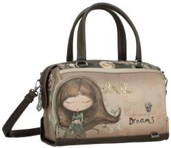 Anekke REAL félköríves, dupla fogós bowling fazonú kézi és válltáska 41701-390 - taskaweb