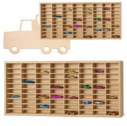 Kruzzel Fa polc játékautóknak 80 rekesszel (id_18201-code_26582)