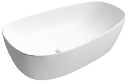 Cersanit Kontra kerámia mosdótál 60x36, 5 cm csaplyuk és túlfolyó nélkül, matt fehér K682-010 (K682-010)