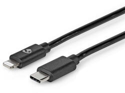 Nedis Apple Lightning - USB-C Kábel - MFI - 1m (CCGL39650BK10)