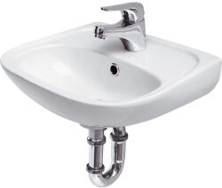 Cersanit Market 40 kerámia mosdó túlfolyóval és csaplyukkal, fehér K18-006 (K18-006)