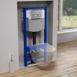 Cersanit Aqua 50 beépíthető WC tartály és szerelő keret fali WC csészéhez és mechanikus nyomólapokhoz, K97-525 (K97-525)
