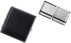 Angelo cigaretta tárca 20 szál cigarettának, fekete bőr borítással (A-801401)