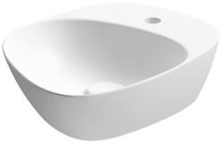 Cersanit Kontra 48 kerámia mosdótál csaplyukkal, matt fehér K682-013 (K682-013)