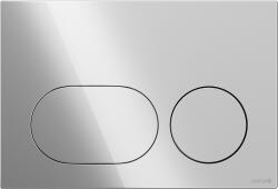 Cersanit Dueto mechanikus nyomólap kettős öblítéshez, fényes króm K97-0635 (K97-0635)