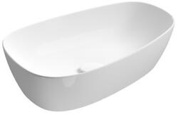 Cersanit Kontra kerámia mosdótál 60x36, 5 cm csaplyuk és túlfolyó nélkül, fehér K682-003 (K682-003)