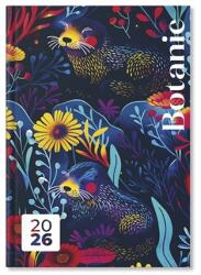 PÁTRIA Határidőnapló 2026 heti B/6 Period Botanic Dark