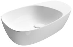 Cersanit Kontra kerámia mosdótál 60x40 cm csaplyuk és túlfolyó nélkül, fehér K682-001 (K682-001)