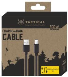 Tactical Smooth Thread USB kábel, USB-A - USB - C, (1 méter 2, 4A), fekete