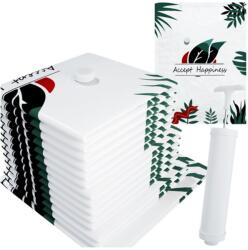 Sternhoff 14 db-os nagyméretű vákuumos tárolózsák szett, pumpával, 4 féle méret (40x60 cm-től 80x100 cm-ig), ST (SDH626)