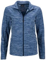 James & Nicholson (Daiber) Női fleece felső JN769 - Kék melírozott / sötétkék | 2XL (1-JN769-1750156)