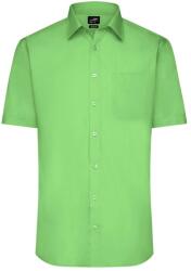 James & Nicholson (Daiber) Férfi rövid ujjú ing JN680 - Limezöld | 4XL (1-JN680-1760342)