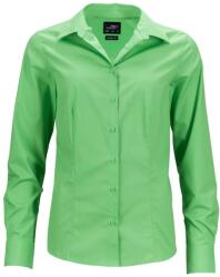James & Nicholson (Daiber) Női hosszú ujjú ing JN641 - Limezöld | 3XL (1-JN641-1748194)