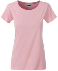 James & Nicholson (Daiber) Klasszikus női biopamut póló 8007 - Enyhén rózsaszín | 2XL (1-8007-1772799)