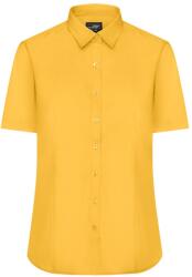 James & Nicholson (Daiber) Női rövid ujjú ing JN679 - Sárga | M (1-JN679-1760275)