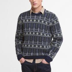 Barbour Grangetown Fair Isle Crew Neck Jumper - XL
