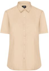 James & Nicholson (Daiber) Női rövid ujjú ing JN679 - Stone | XL (1-JN679-1760242)