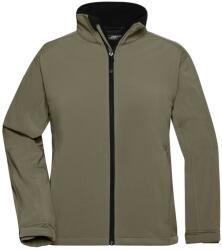 James & Nicholson (Daiber) Női softshell kabát JN137 - Olív | S (1-JN137-148160)