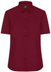 James & Nicholson (Daiber) Női rövid ujjú ing JN679 - Borvörös | 2XL (1-JN679-1760271)