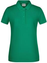 James & Nicholson (Daiber) Női galléros biopamut póló 8009 - Írzöld | XL (1-8009-1755368)