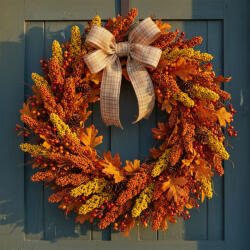  Őszi dekoráció - köles ág - 2 féle - 18, 6 cm - 6 db / csomag 59016 (59016)