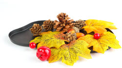  Őszi dekoráció - falevél, toboz, tök szett - 4 féle 59021 (59021)