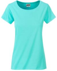Daiber Tricou clasic de damă din bumbac organic 8007 - Mentă | 2XL (8007-1772789)