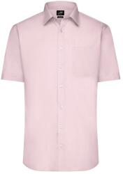 James & Nicholson (Daiber) Férfi rövid ujjú ing JN680 - Világos rózsaszín | 3XL (1-JN680-1760334)