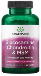 Swanson Glucosamine, Chondroitin & MSM 3-in-1formula 120 tabletta - vitaminka