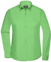 James & Nicholson (Daiber) Női hosszú ujjú ing JN677 - Limezöld | 3XL (1-JN677-1759922)