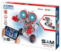 Xtrem Bots Sam - építhetõ robot (130 db), telefonról irányítható