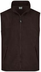 James & Nicholson (Daiber) Férfi fleece mellény JN045 - Barna | 4XL (1-JN045-101606)