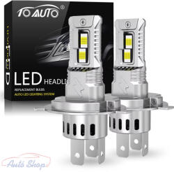  TOAUTO LED lámpa izzó 100W 20000LM LED fényszóró Canbus 36 CSP autó magas teljesítményű izzók automatikus ventilátoros turbólámpákkal H4 9005 9006 H11 H7 LED