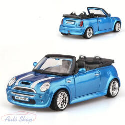 Mini Cooper S Cabriolet 1: 32 Kék modellautó modell autó Minőségi termék