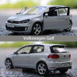  MAKEDA VW GOLF 6 VI - 1: 36 1/36 GTI Ezüst modellautó modell autó Minőségi termék