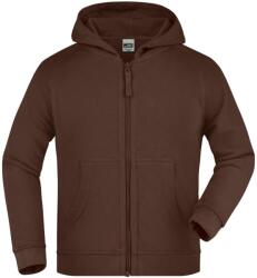 Daiber Hanorac pentru copii cu fermoar și glugă JN059k - Maro | XL (JN059K-86925)