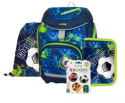 KARTON P+P Oxy Sherpy: Foci mintás iskolatáska szett - 4 részes