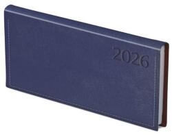 Toptimer Zsebnaptár TOPTIMER Traditional T030 fekvő fehér lapos kék 2026 (T030T-004) - fotoland