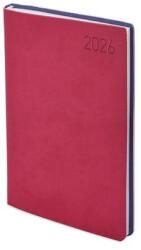 TopTimer Határidőnapló TOPTIMER Madeira M012 B/6 heti fehér lapos rózsa-lila 2026 (T012M-0EL) - fotoland