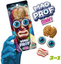 Trolli Mad Prof Vegyes Ízű Gumicukor Szem és Agy Fogsorral 19g