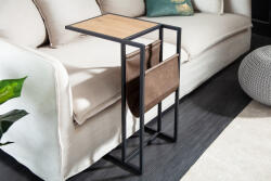 Giuliana Design asztal laptophoz tárolóhellyel Giuliana 48 cm tölgy utánzata