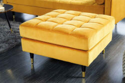 Adan Design puff Adan 80 cm mustársárga bársony