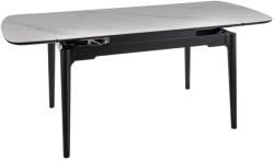 SIGNAL MEBLE Sento asztal 120(180)x80 fehér/ fekete