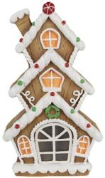 Clayre & Eef Mézeskalács emeletes házikó - Karácsonyi dekoráció