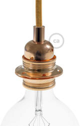 Creative-Cables Creative Cables lámpatest E27 fém lámpafoglalat készlet dupla gyűrűs anyával lámpaernyőhöz PL27MRATFTERM (PL27MRATFTERM)