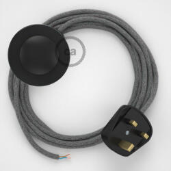 Creative Creative Cables textil lámpakábel Lámpa vezetéke szürke lenvászon kábellel, 3 m CINPTO402 (CINPTO402)