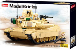 Sluban Model Bricks - Army M1A2 Abrams harckocsi építőjáték készlet (M38-B0892)