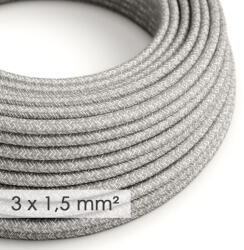 Creative Creative Cables textil lámpakábel Nagy keresztmetszetű elektromos kábel 3x1, 50 kör alakú XZ15RN02 szürke (XZ15RN02)