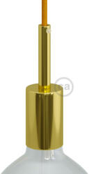 Creative-Cables Creative Cables foglalat Hengeres fém E27 lámpafoglalat készlet 7 cm-es kábelbilinccsel KBM4011GOTERM4 réz (KBM4011GOTERM4)