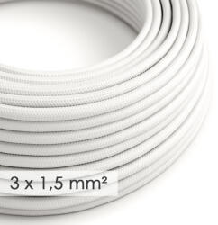 Creative Creative Cables lámpakábel Nagy keresztmetszetű elektromos kábel 3x1, 50 kör alakú XZ15RM01 fehér (XZ15RM01)